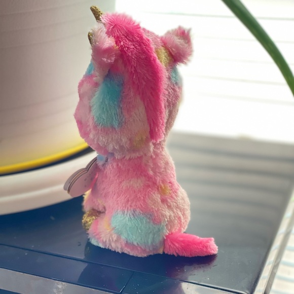 Pink Fantasia TY Unicorn Plush - Picture 2 of 3